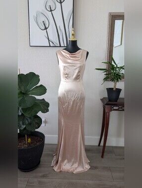 MUXXN Elegant Sleeveless Crew Neck Formal Bodycon Mermaid Evening - M